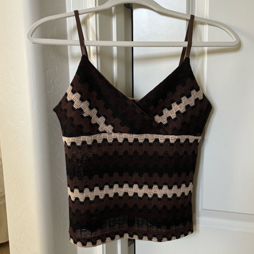 Vintage y2k crochet tank top